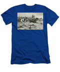 Rushing Red Lodges Passed Through the Line Frederic Remington T-Shirt