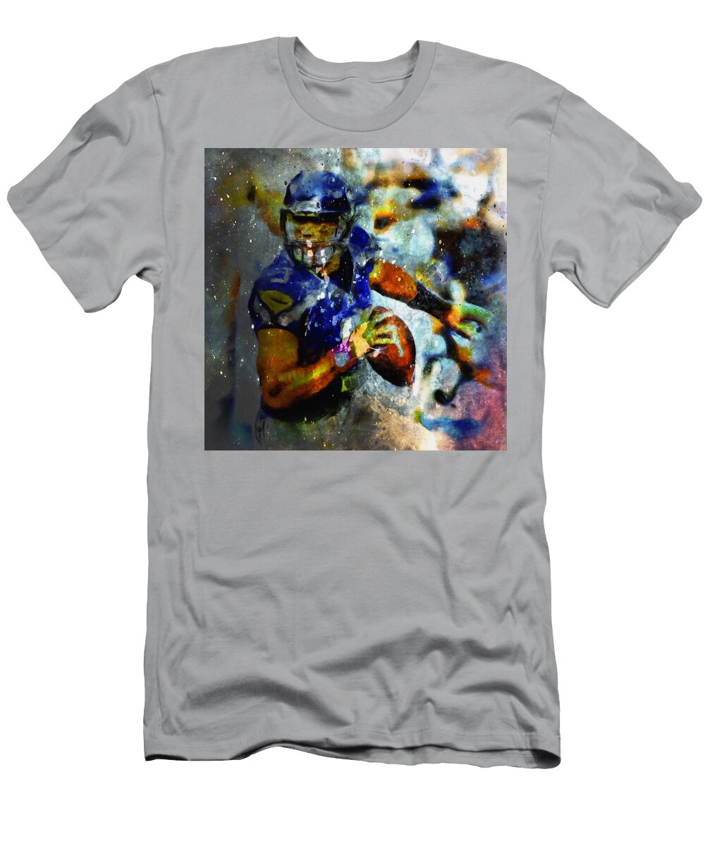 Russell Wilson on the Move 1a Brian Reaves T-Shirt