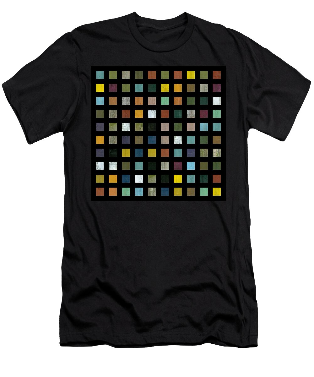 Rustic Wooden Abstract Lv Michelle Calkins T-Shirt