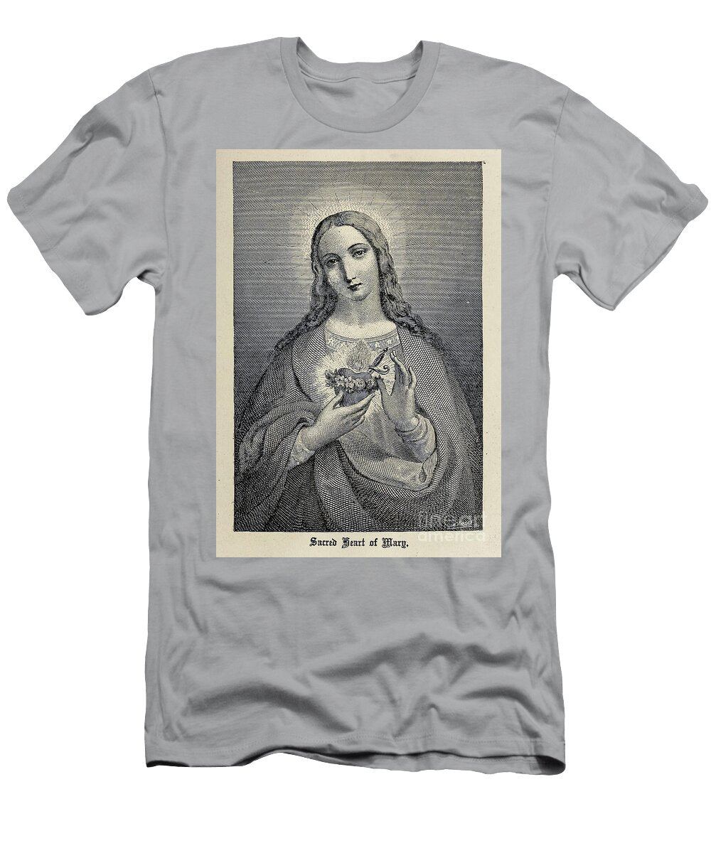 Sacred Heart of Mary F1 Historic Illustrations T-Shirt