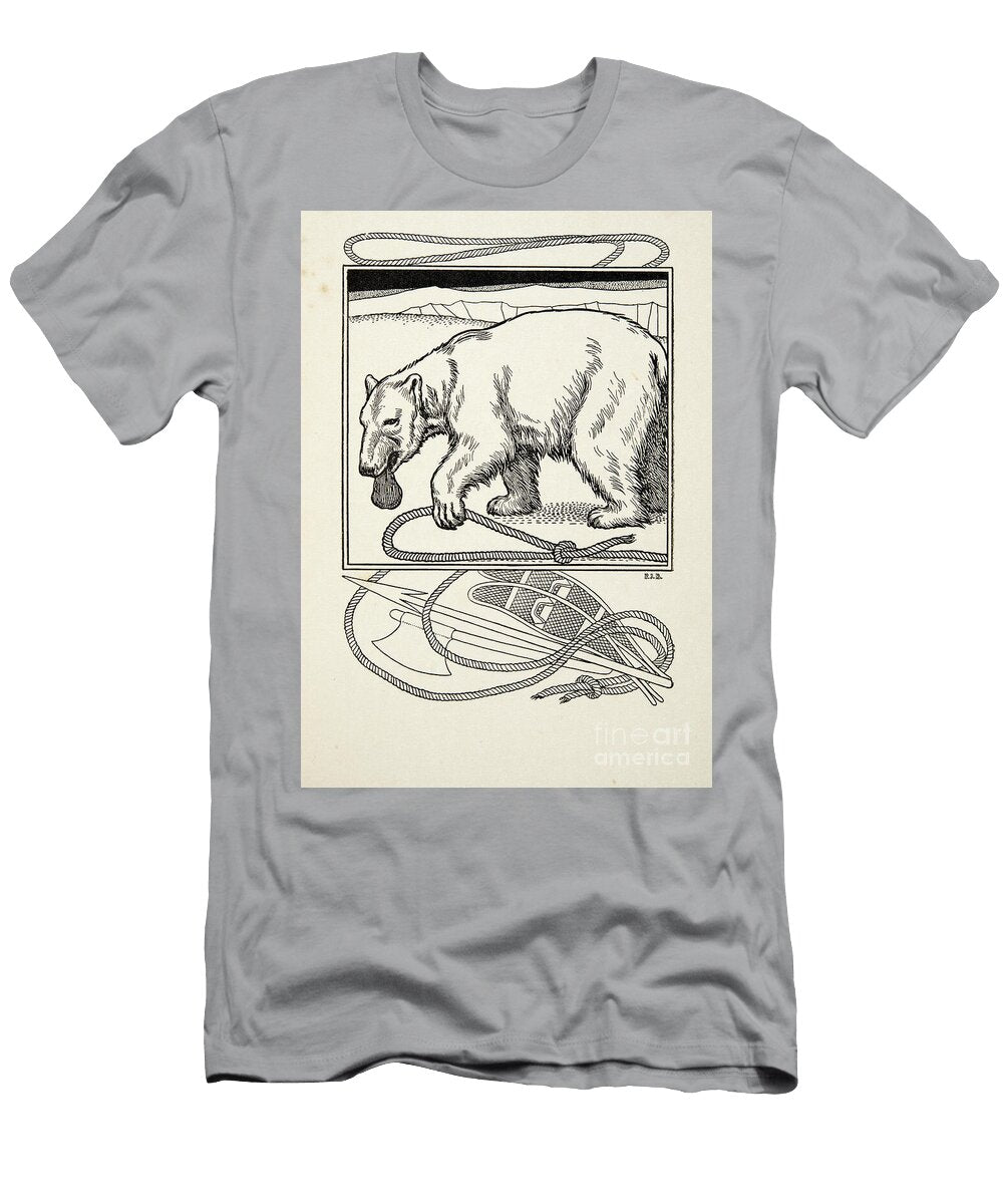 Sagacious Bruin From a Hundred Anecdotes of Animals 1924 Percy James Billinghurst T-Shirt