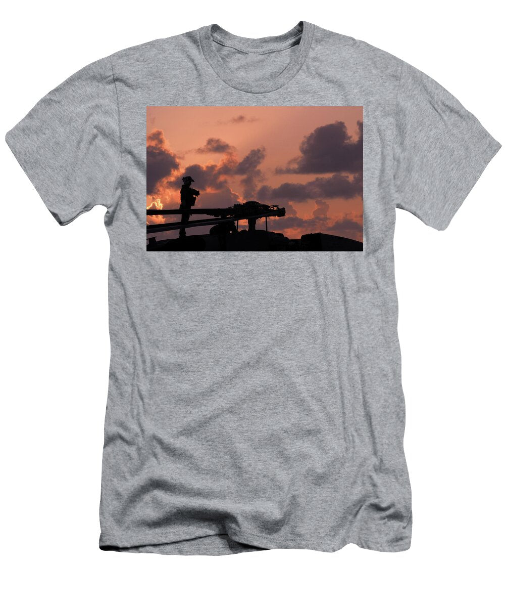 Sailor At Sunset U S Navy Jennifer S Kimbal T-Shirt
