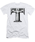 Saint Francis of Assisi As a Franciscan Tau Expressionist Effect 1 Rose Santuci Sofranko T-Shirt