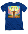 Saint Francis of Assisi As a Franciscan Tau Expressionist Effect 2 Rose Santuci Sofranko T-Shirt
