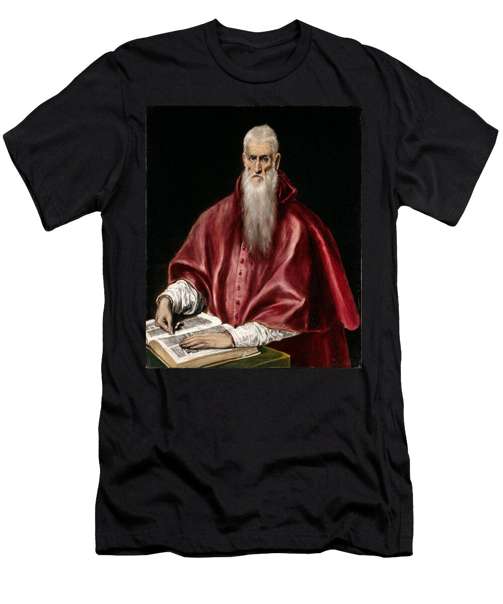 Saint Jerome As Scholar El Greco T-Shirt