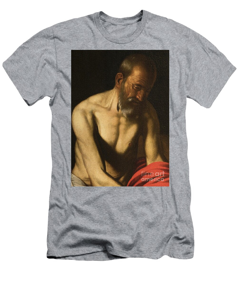 Saint Jerome Detail Caravaggio T-Shirt