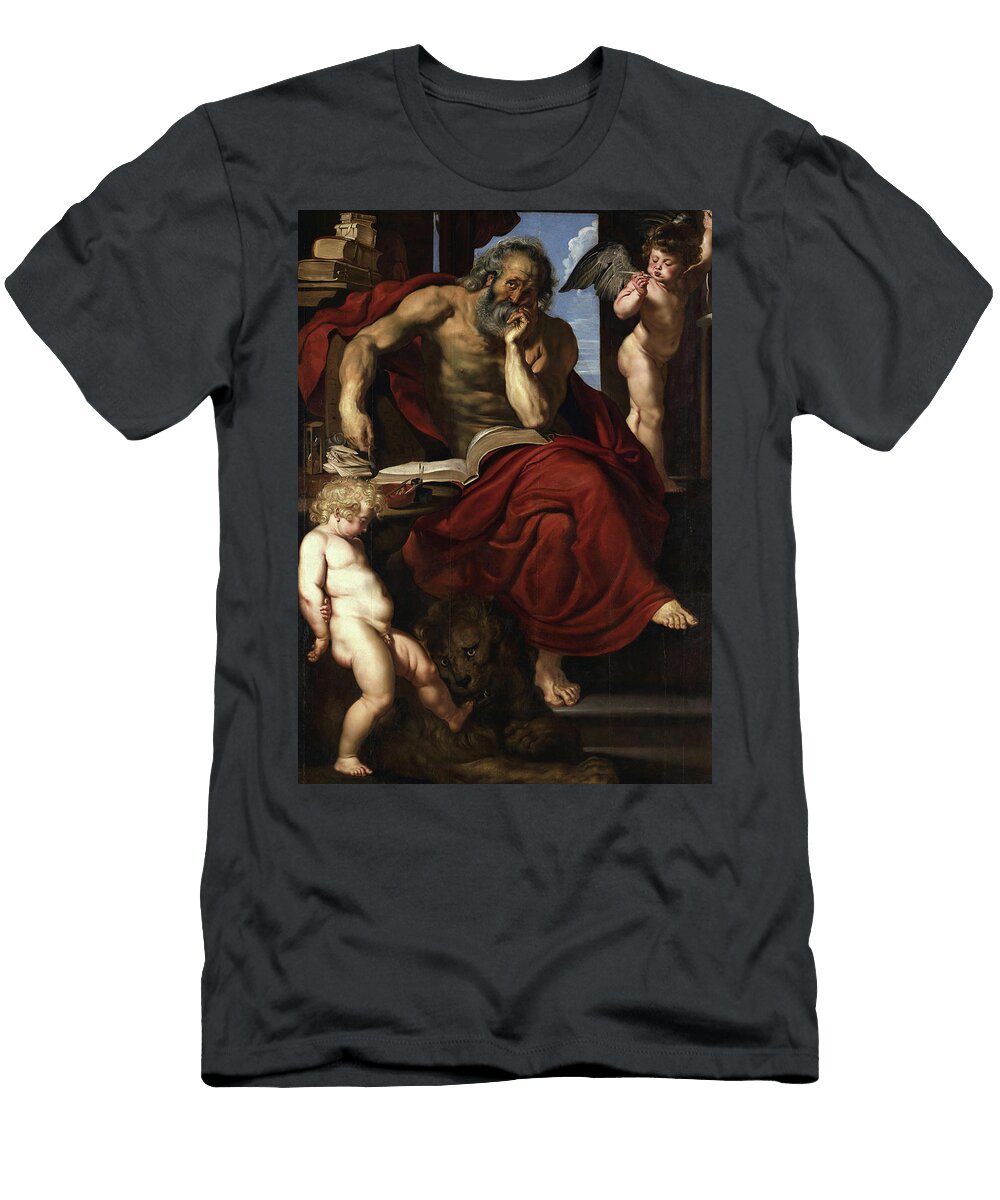 Saint Jerome in His Hermitage Peter Paul Rubens T-Shirt