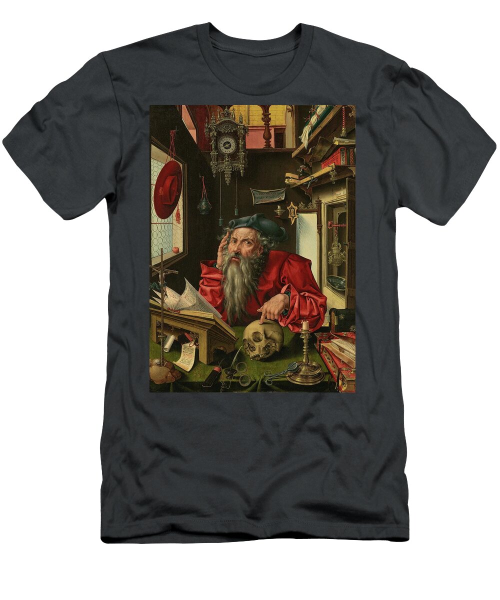 Saint Jerome in His Study Pieter Coecke Van Aelst T-Shirt