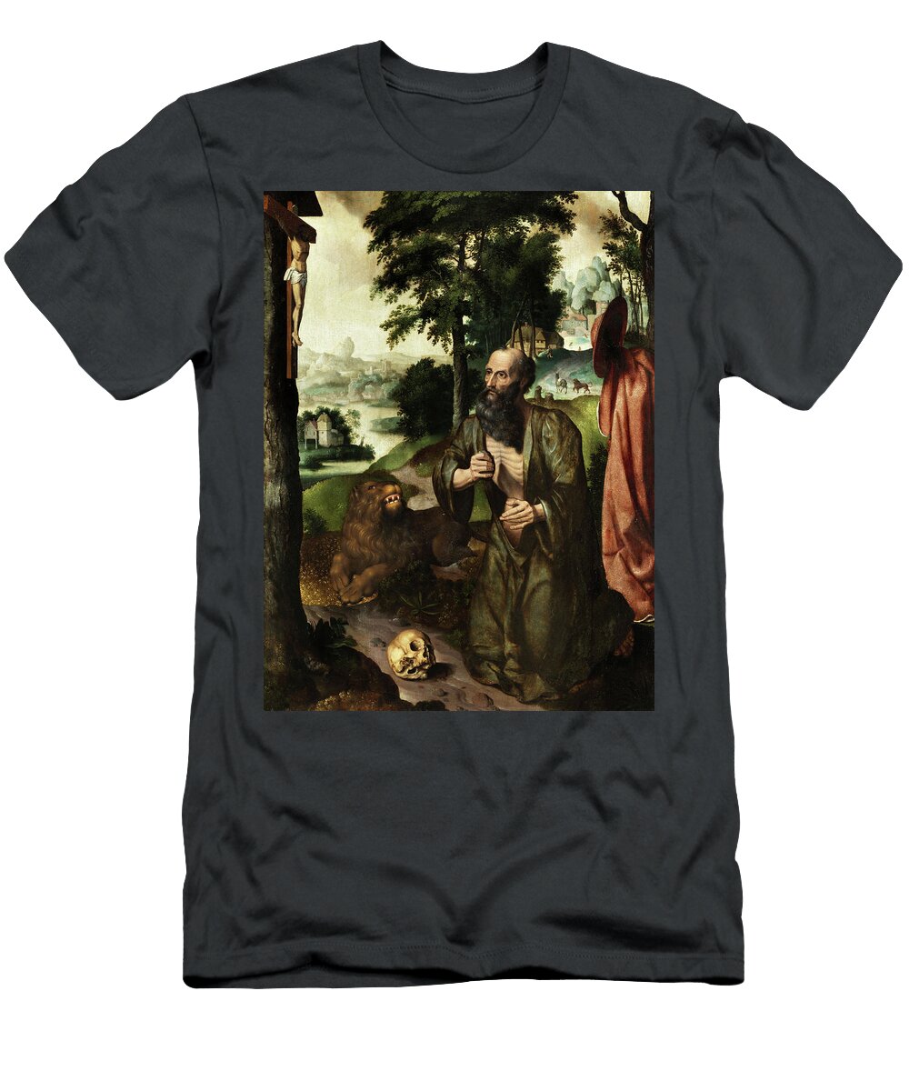 Saint Jerome in Penitence Ambrosius Benson T-Shirt