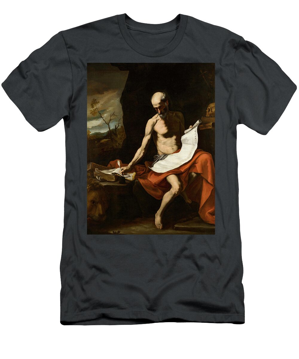 Saint Jerome in the Wilderness 1645 Jose De Ribera T-Shirt