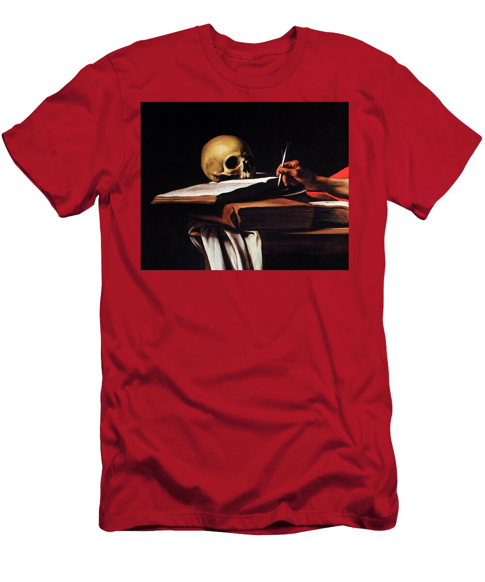 Saint Jerome Writing 1605 1606 Caravaggio T-Shirt