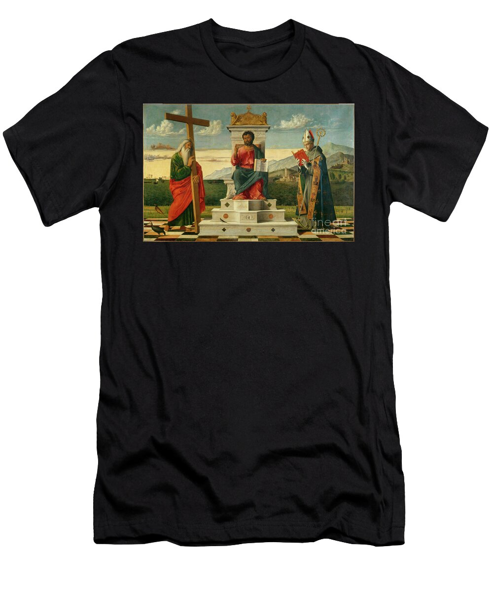 Saint Mark with Saint Andrew and Saint Louis By Giovanni Battista Cima Da Conegliano Giovanni Battista Cima Da Conegliano T-Shirt