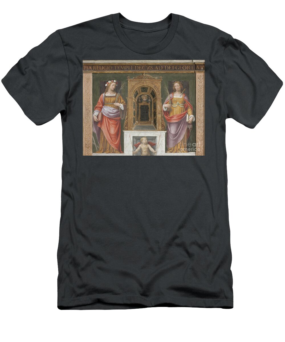 Saint Rose and Saint Justina Bernardino Luini T-Shirt