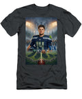 Sam Darnold on Football Field Mauricio Sobalvarro T-Shirt