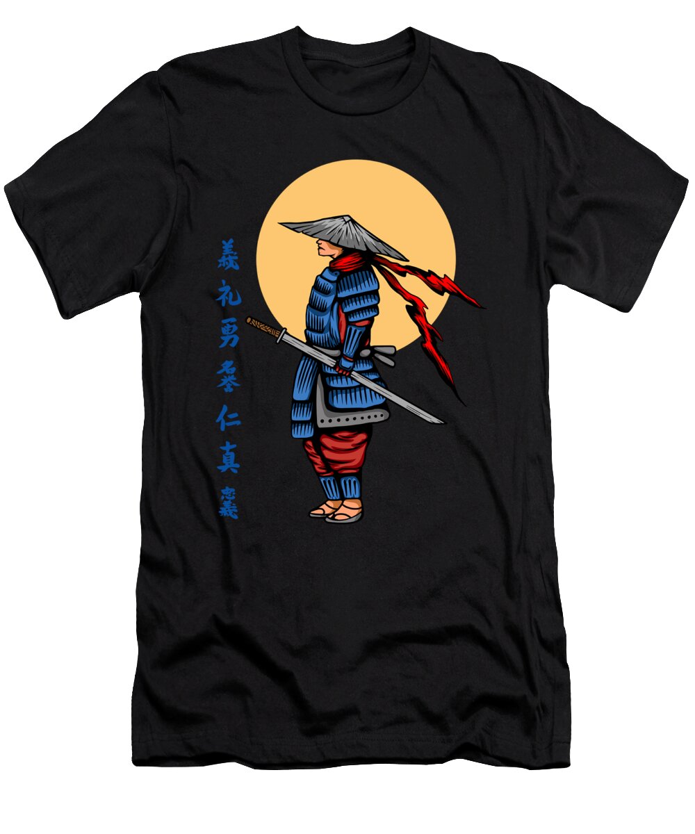Samurai Japanese 17 Yudex Roros T-Shirt