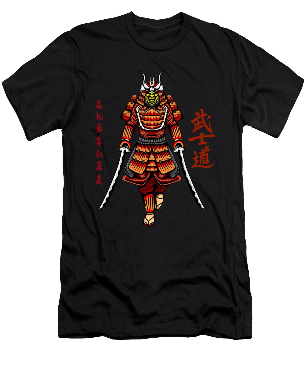 Samurai Japanese 6 Yudex Roros T-Shirt