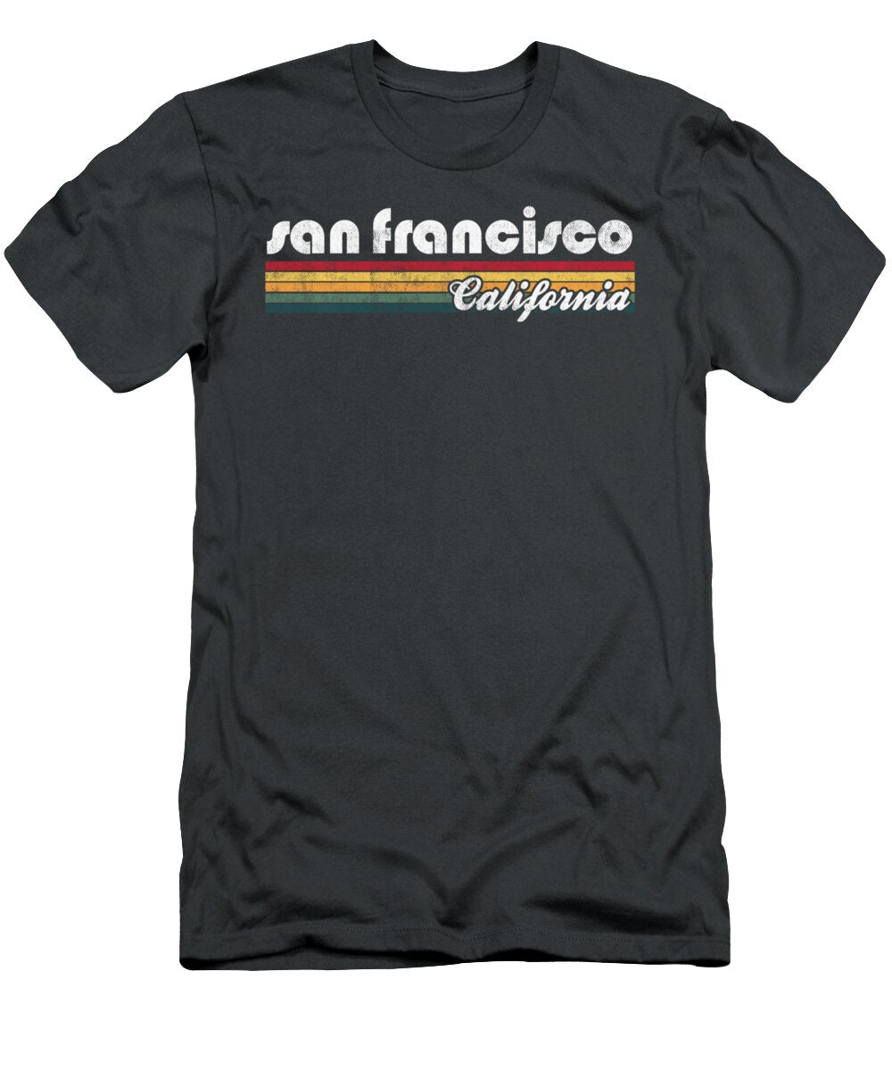 San Francisco California Vintage 70s 80s Retro Style Thoai Dan Ngo T-Shirt