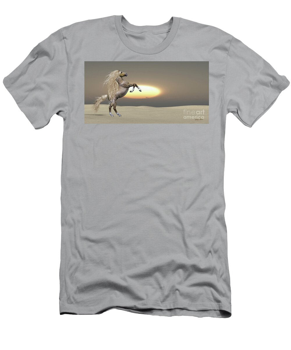 Sand Dune Palomino Horse Corey Ford T-Shirt