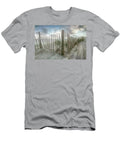 Sandy Path on the Dunes in Beachy Watercolors Debra and Dave Vanderlaan T-Shirt