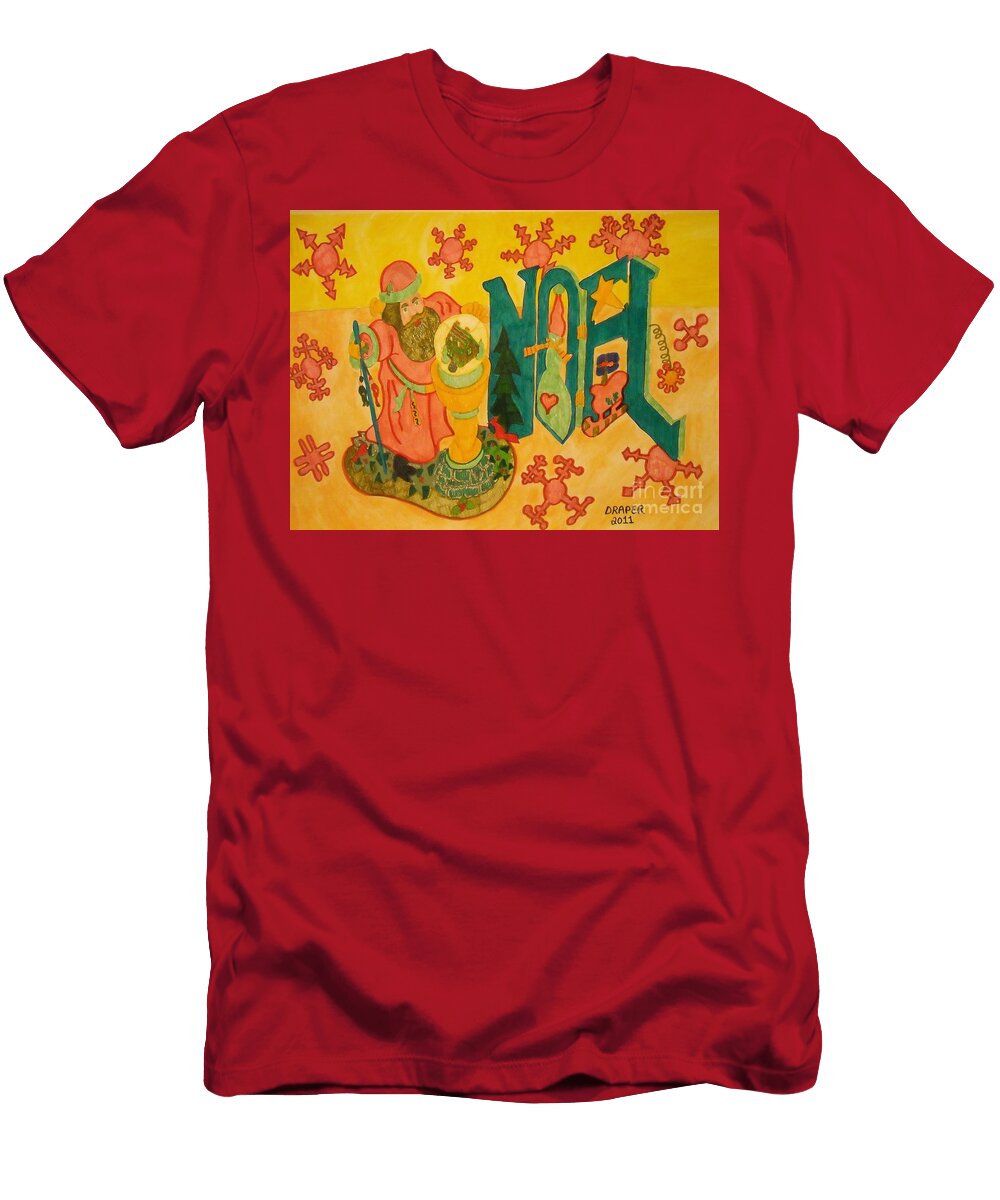 Santa and Noel Timothy Draper T-Shirt
