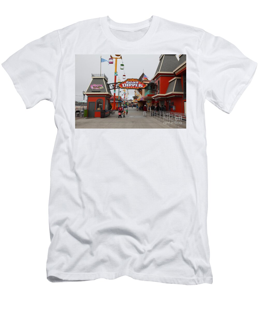 Santa Cruz Beach Boardwalk California 5d23628 Wingsdomain Art and Photography T-Shirt