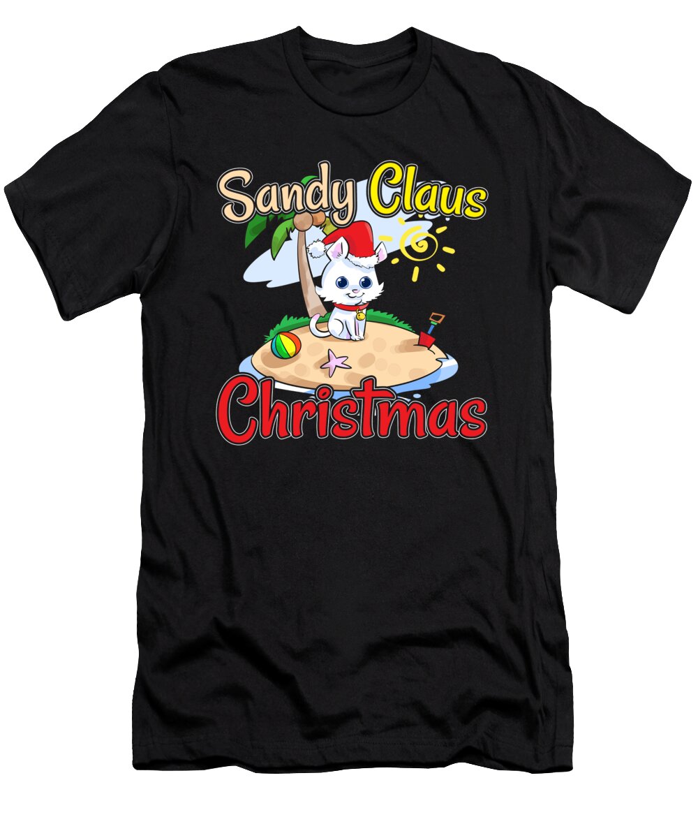 Santa Sandy Claus Christmas Cat Best Trendy Choices T-Shirt