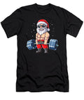 Santa Weightlifting Christmas Fitness Gym Deadlift Xmas Men 1 T-Shirt