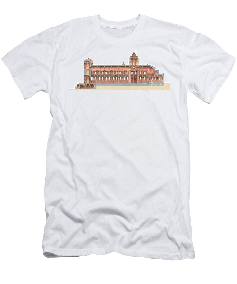Santiago De Compostela Romanesque Cathedral Fernando Aznar Cenamor T-Shirt