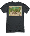 Santiago From Drakes West Indian Voyage 1585 86 1589 Baptista Boazio T-Shirt