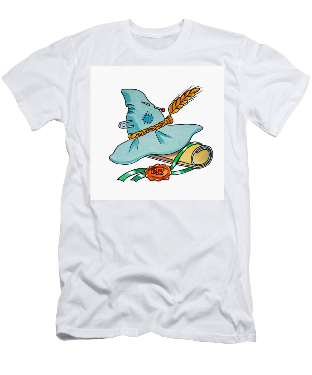 Scarecrow Hat From Wizard of Oz Irina Sztukowski T-Shirt