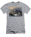 Scene From the Russian French War in 1812 Oil on Canvas Bogdan Willewalde T-Shirt