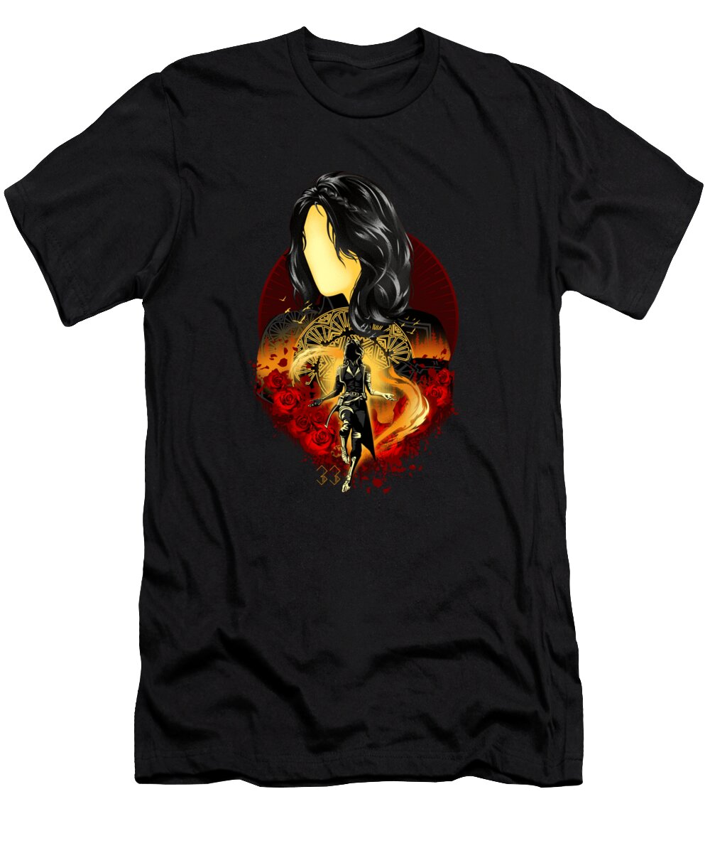 Scholar and Mage Epeditioner Lune Retro Friend Theresa Kennedy T-Shirt