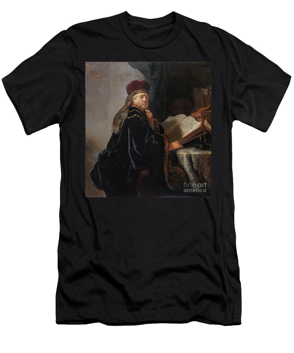 Scholar in His Study 1634 Rembrandt Harmensz Van Rijn T-Shirt