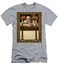 Scholar Reading By Candlelight Vincent Art Studio T-Shirt