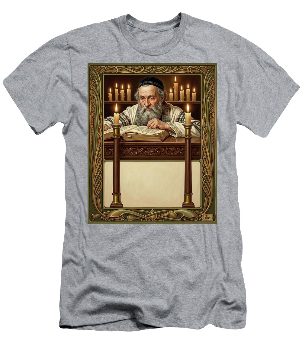 Scholar Reading By Candlelight Vincent Art Studio T-Shirt