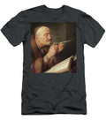 Scholar Sharpening a Quill Pen By Gerrit Dou Mango Art T-Shirt
