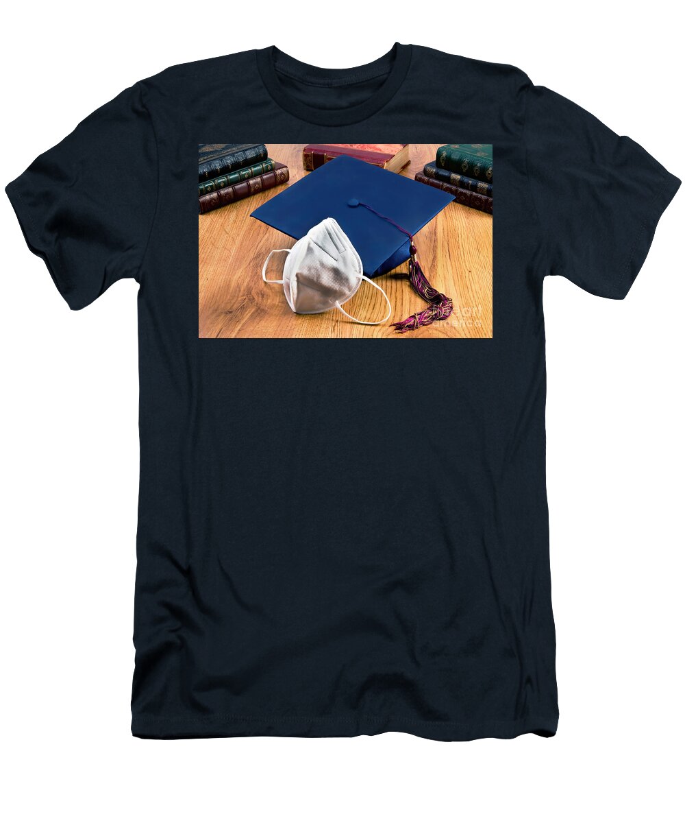 School Graduation with Face Mask W Scott Mcgill T-Shirt