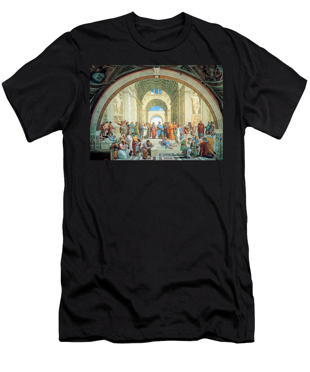 School of Athens From the Stanza Della Segnatura 1511 Raphael T-Shirt