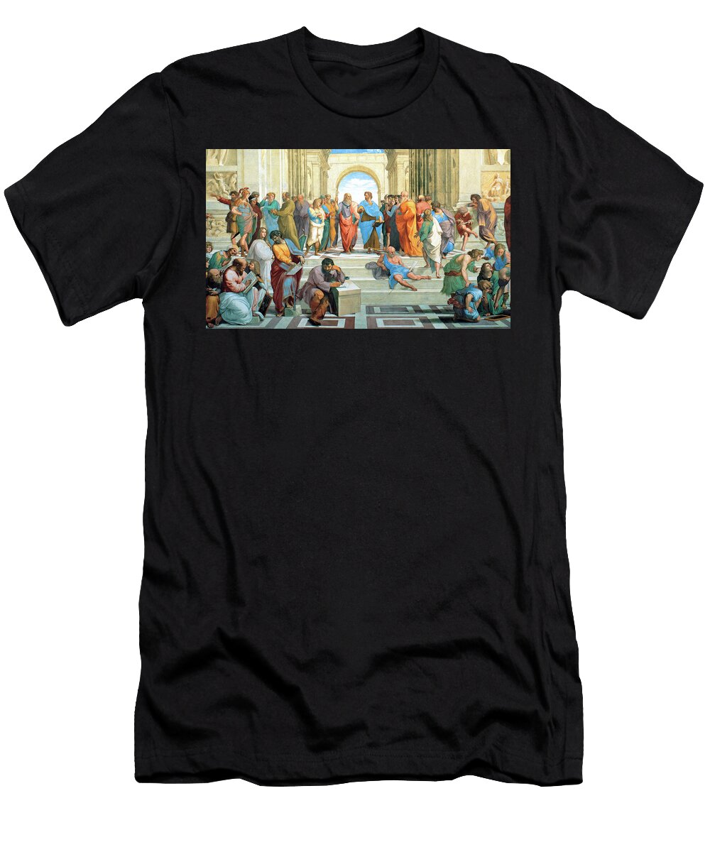 School of Athens Stanza Della Segnatura 1511 Raphael T-Shirt
