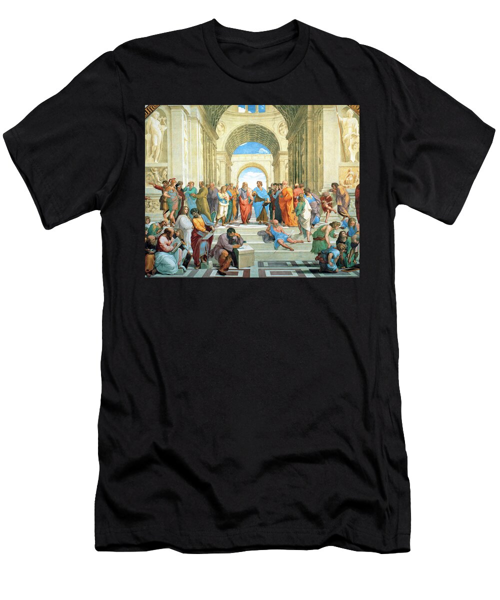 School of Athens Stanza Della Segnatura Raphael T-Shirt