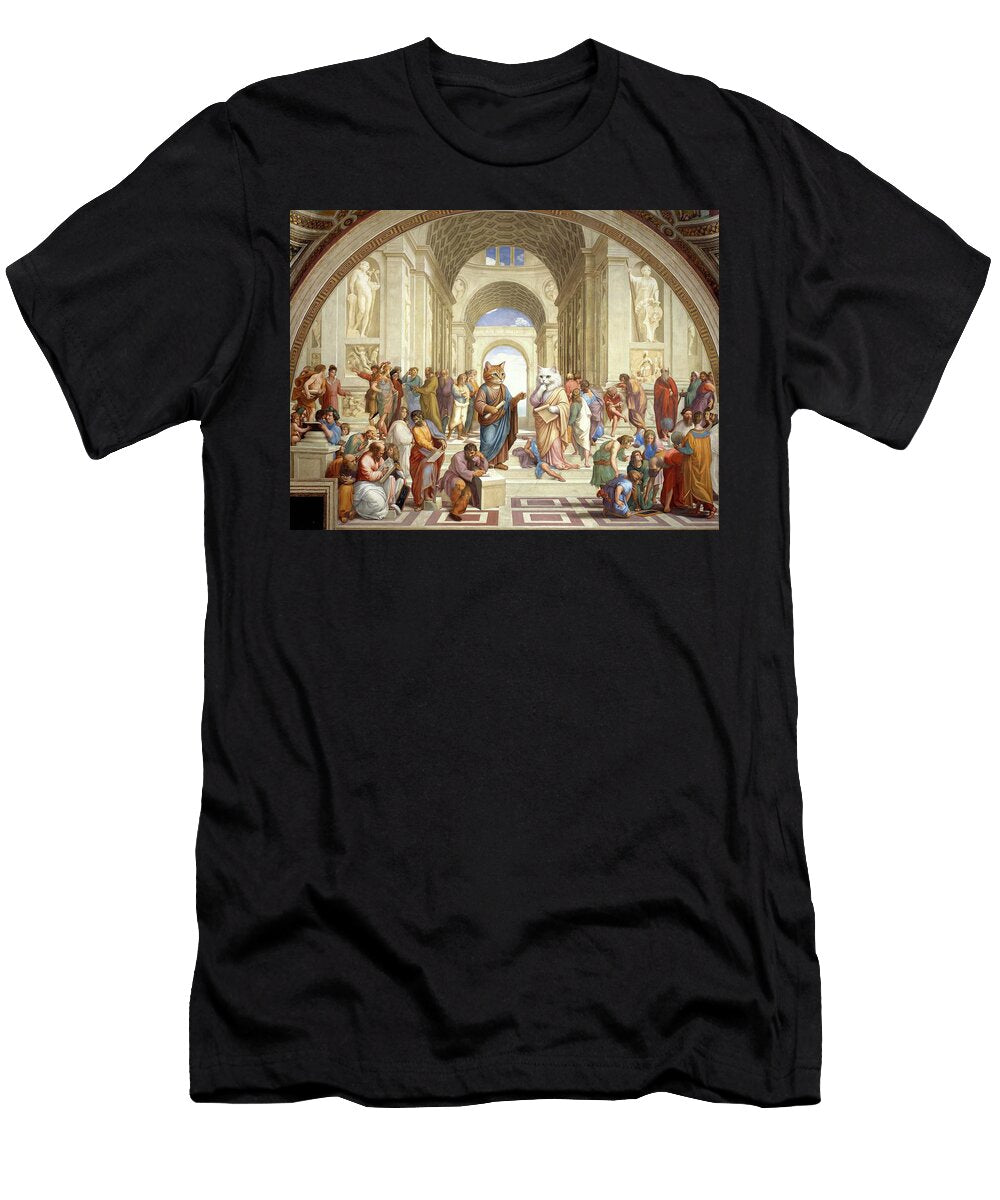 School of Athens with Cats Matthias Hauser T-Shirt