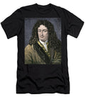Sciences and Scholars Portrait of Gottfried Wilhelm Leibniz 1646 1716 German Philosopher and Mathematician Colour Engraving American School T-Shirt