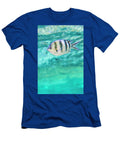 Scissortail Sergeant Swims Beneath the Surface of the Sea Alex Mustard Natureplcom T-Shirt
