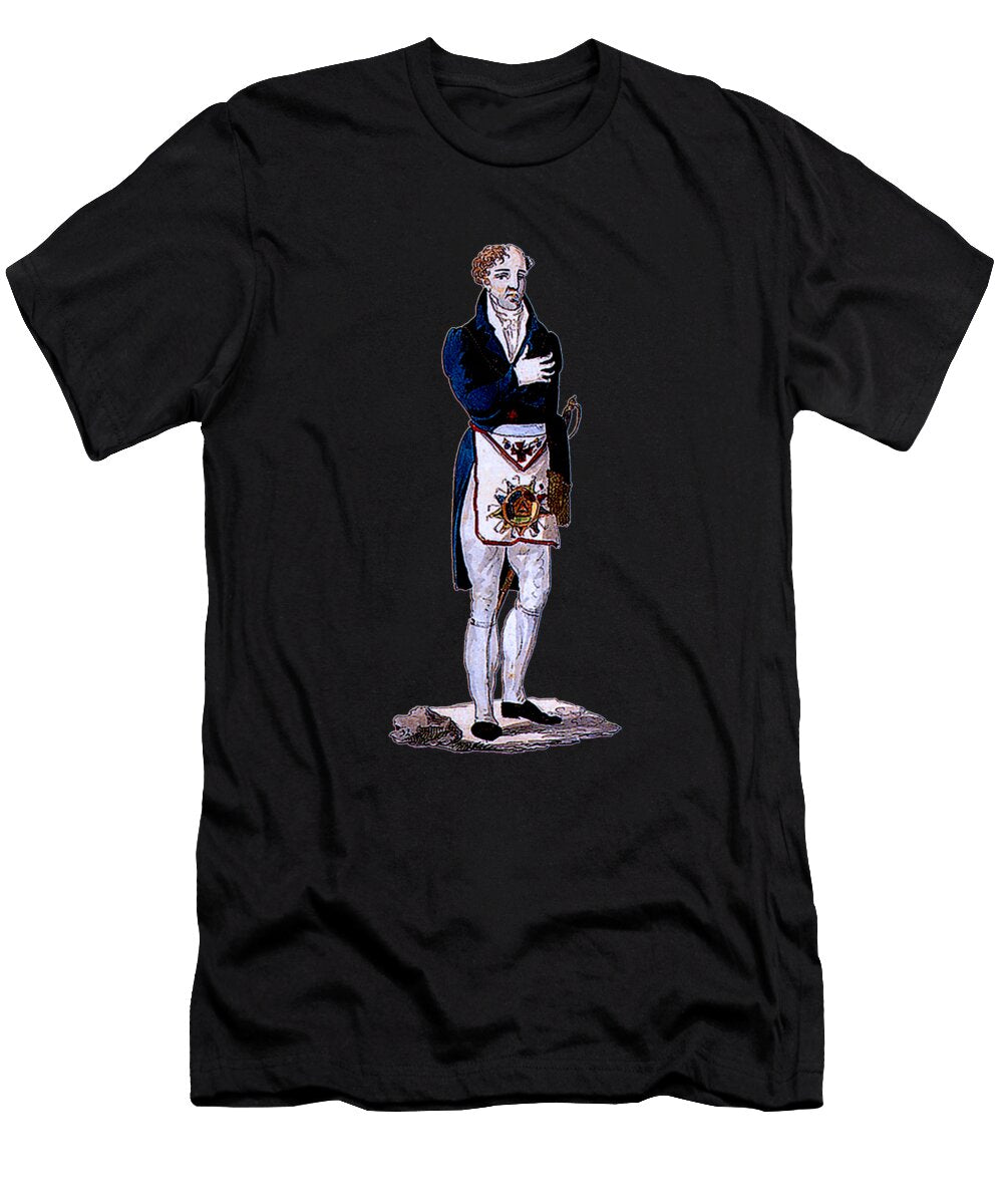 Scottish Rite Degrees From 4th to 33rd Image 5 Ca 1815 Unknown T-Shirt