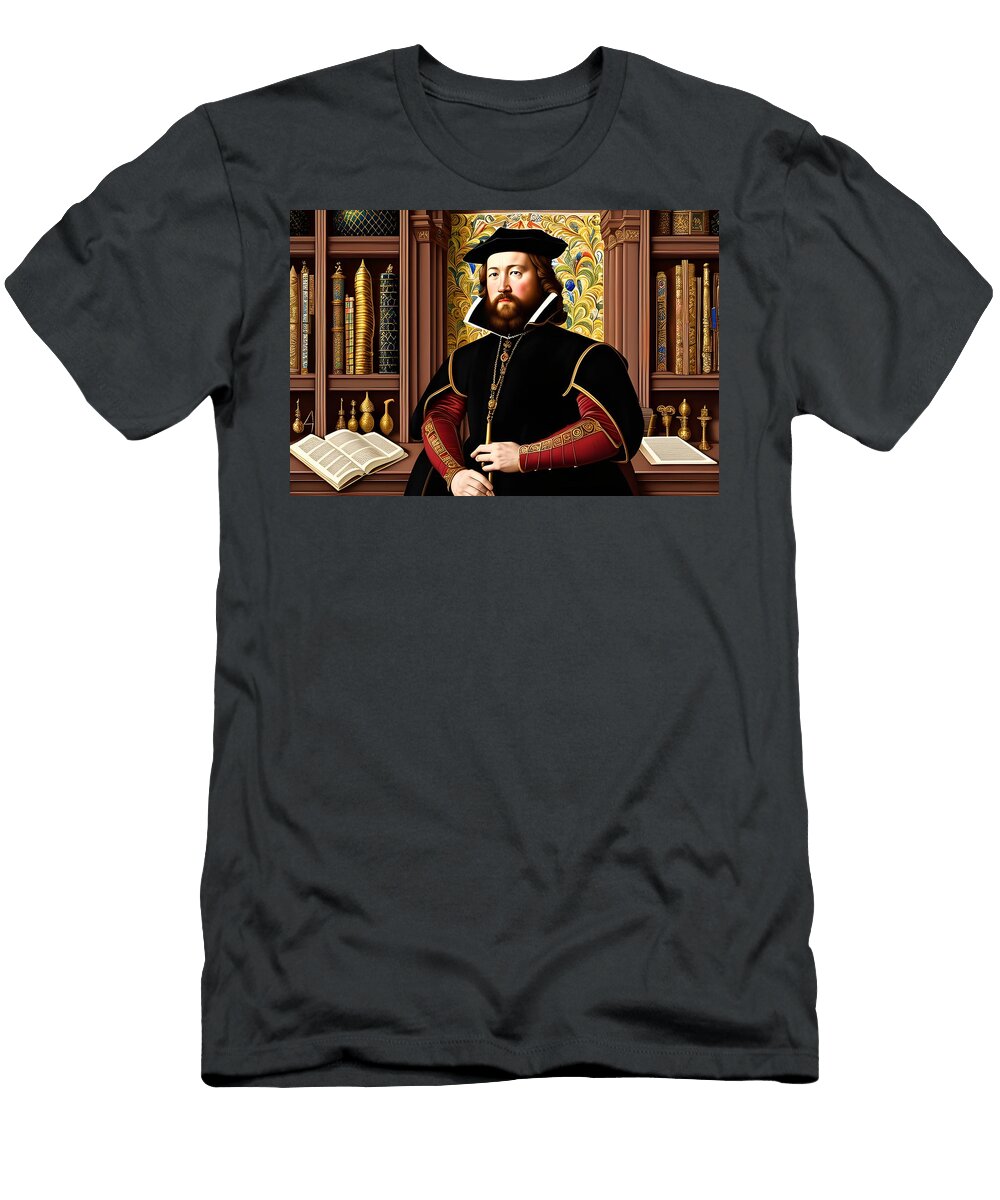 Scrivener in the Style of Holbein the Younger Robert Thompson T-Shirt