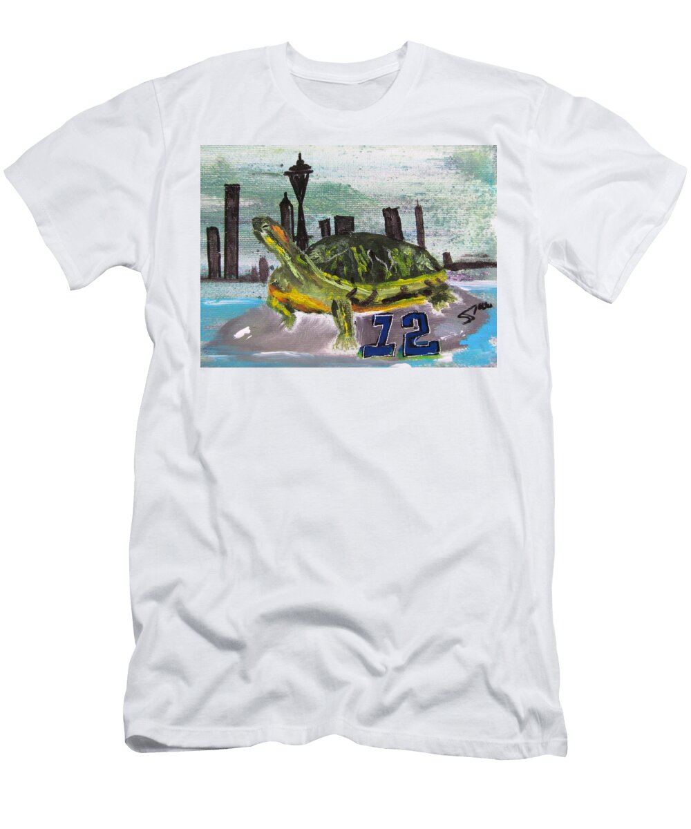 Sea Hawks Go Susan Snow Voidets T-Shirt