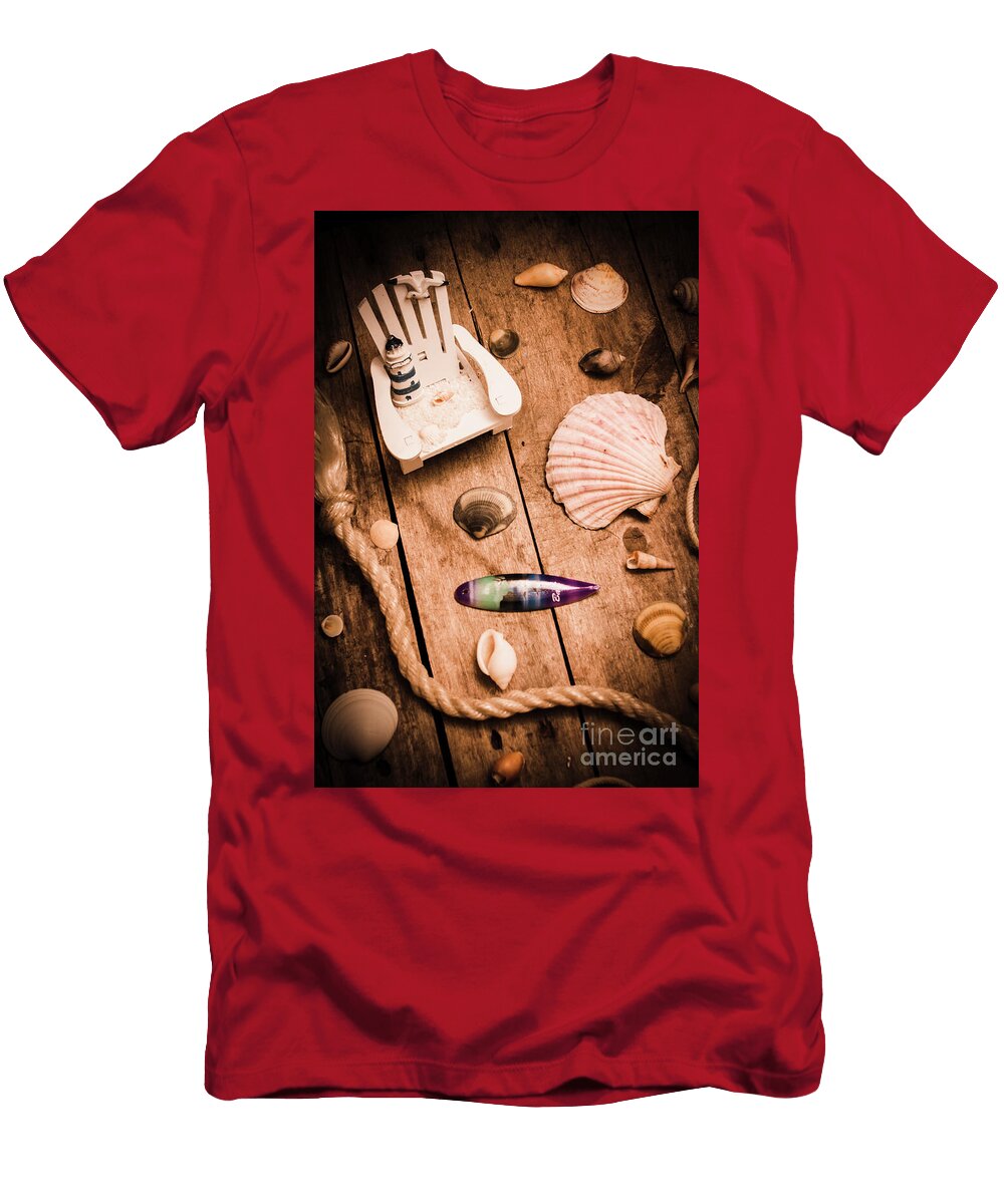 Sea Shell Decking Jorgo Photography Wall Art Gallery T-Shirt