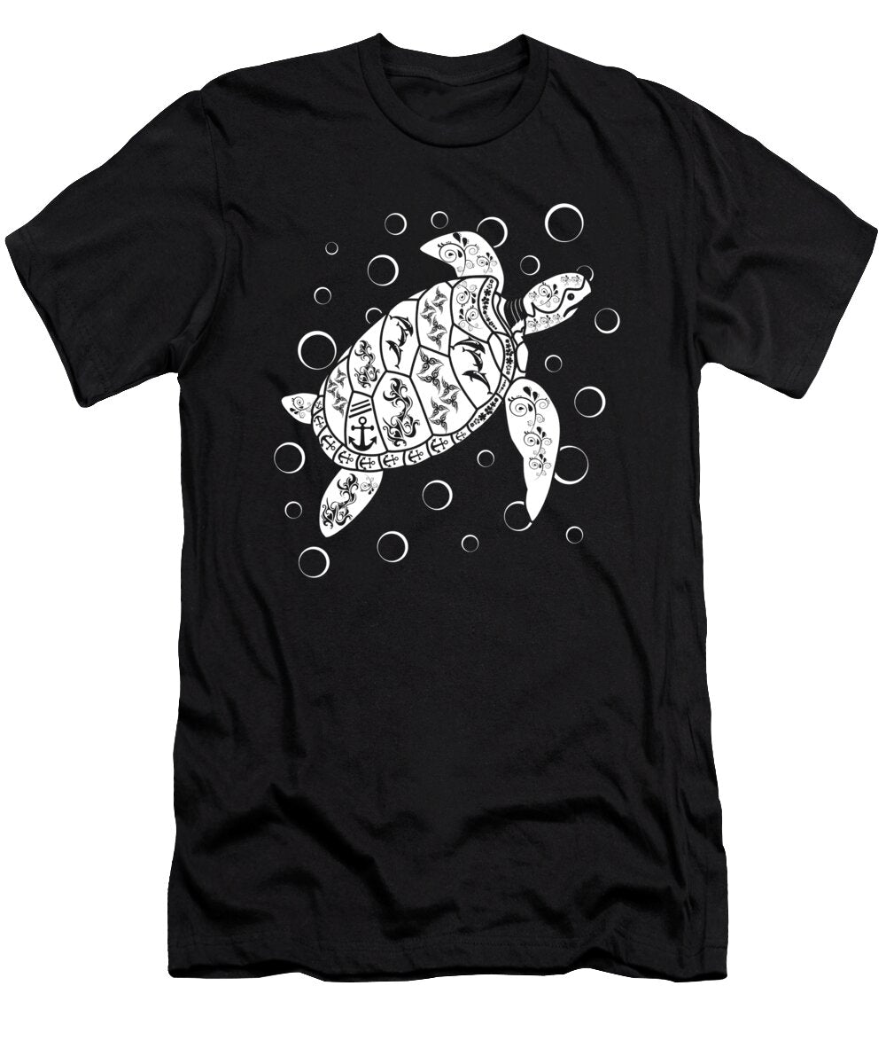 Sea Turtle Marine Biologist Turtle Lover Environmentalist Kanig Designs T-Shirt