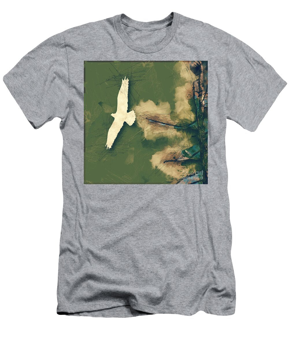 Seahawk Flying Away Matthew Nelson T-Shirt