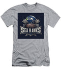Seahawks Football Emblem Kevin Walker and Pixel Reverie T-Shirt